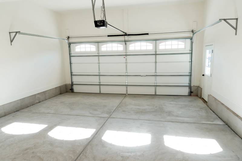 Concrete garage floors
